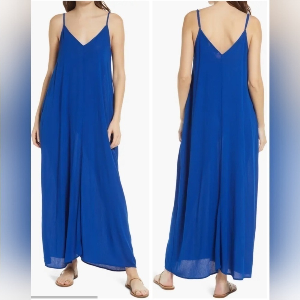 NWT Maxi Dress XXS Treasure & Bond Sleeveless 100% Rayon Boho Flowy